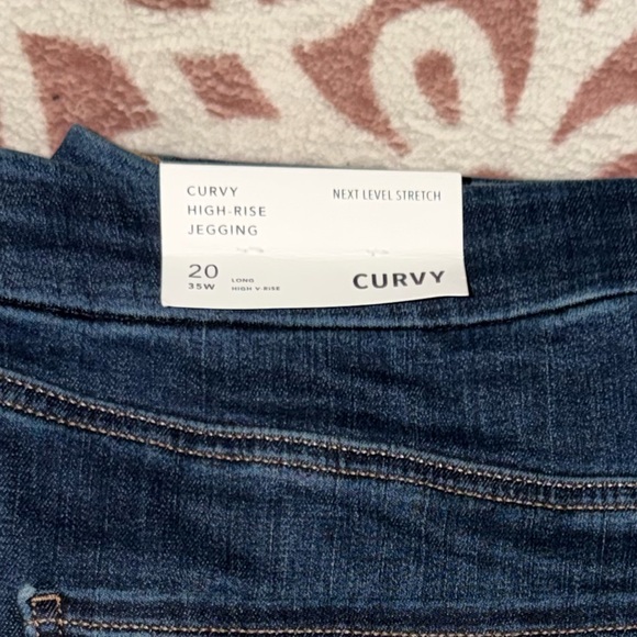 American Eagle Outfitters Dark Blue Straight Leg Jeans - Picture 4 of 4